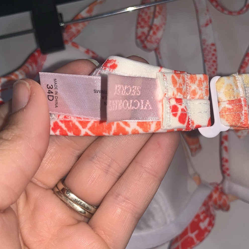 Victoria Secret 2pc Python Snake Bikini Coral - image 7